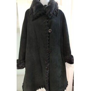 CHRISTINA ALTA MODA Shearling Lamb Coat Size M/L